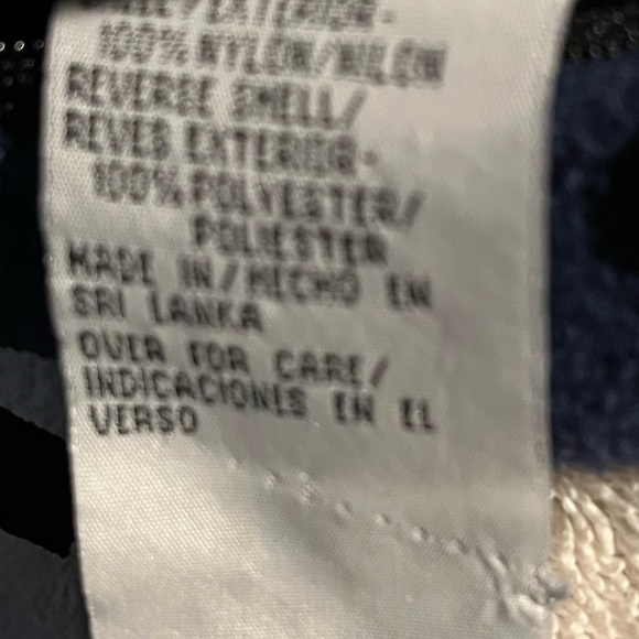 Basic Editions Reversible Blue Fleece /BlackVest Sz Med - Picture 10 of 11